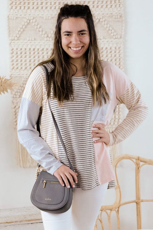 Mini-stripe Pink Party Longsleeve