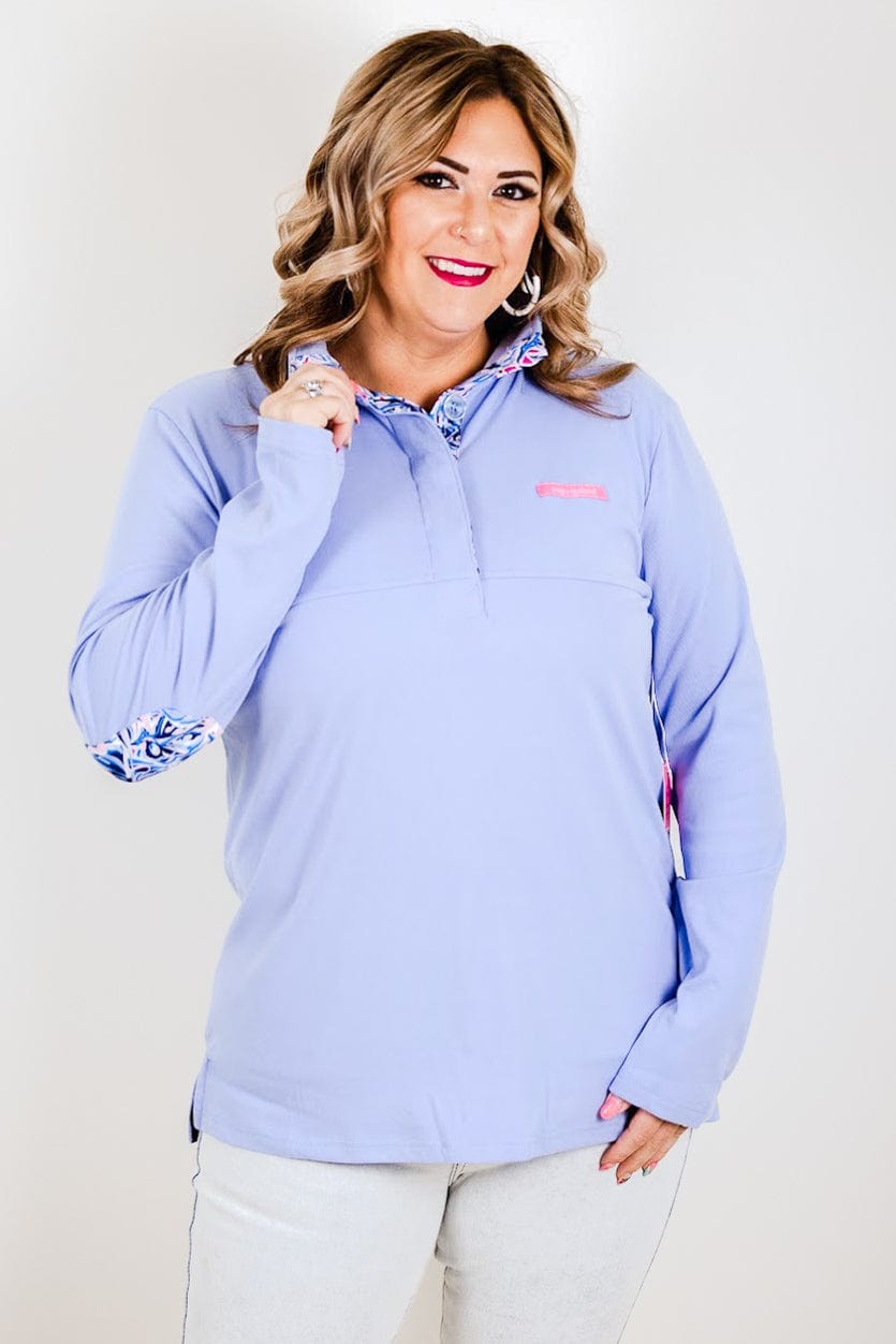 Simply Southern Button Pullover - Leaf