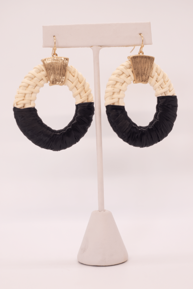 Rattan Weave Earring