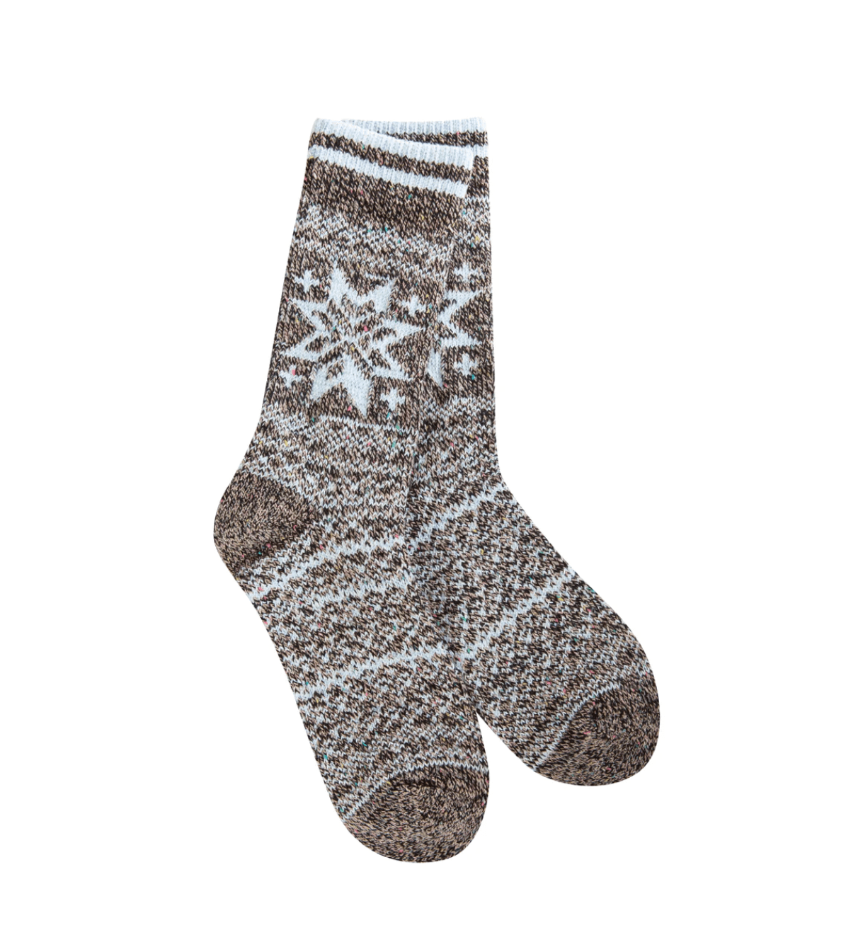 World's Softest Holiday Confetti Crew - Blue Multi