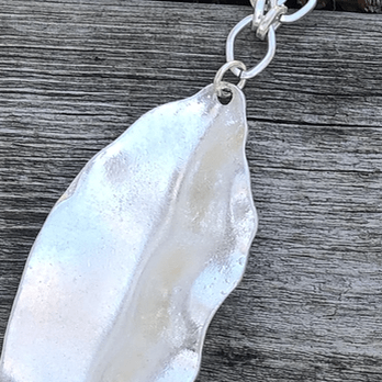 Long Leaf Chain Link Necklace