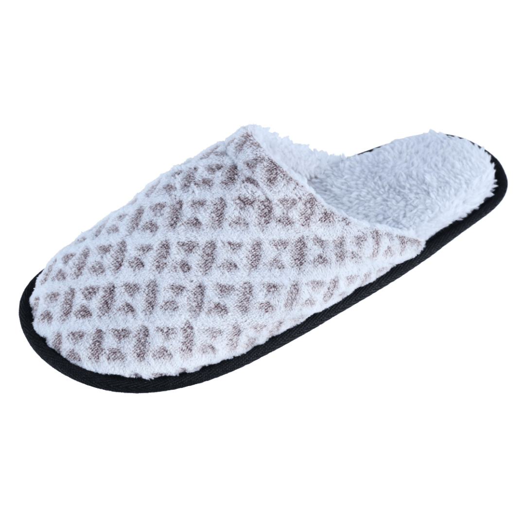 Gray Print Polar Extreme Insulated Slippers