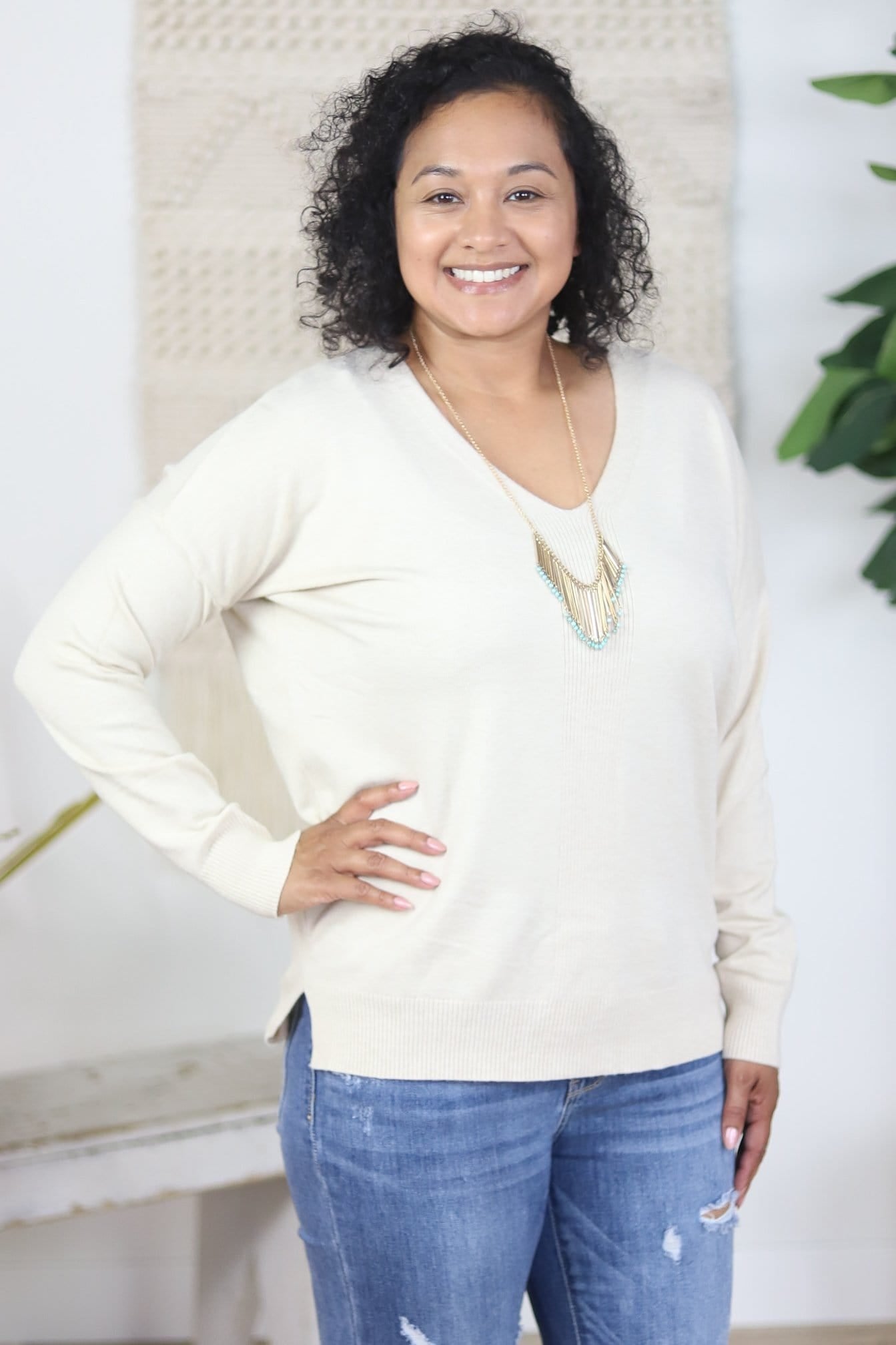 Classic V-Neck Sweater