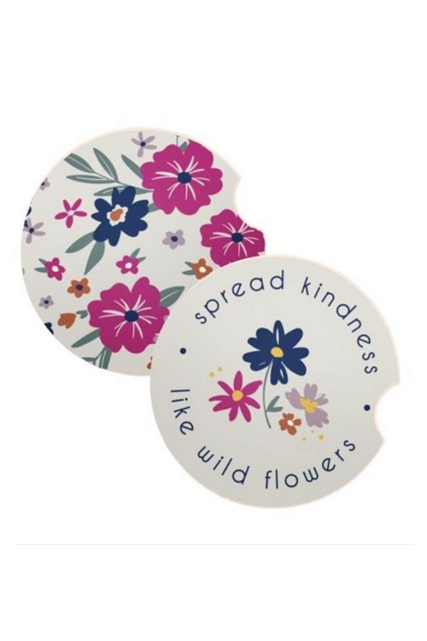 Spread Kindness Car Coasters 2PK
