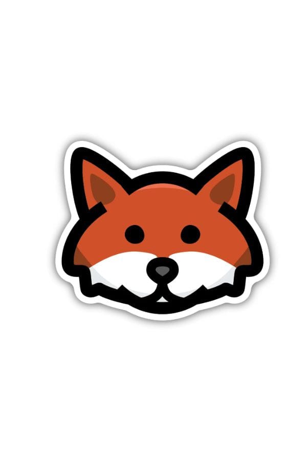 Fox Face Sticker