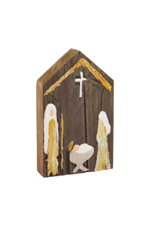 Medium Nativity Reclaimed Plaque