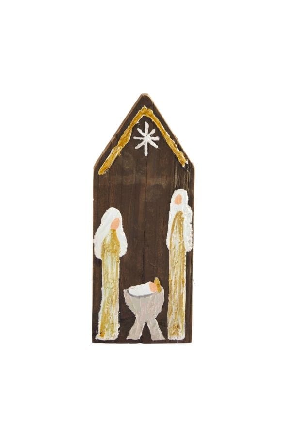 Large Nativity Reclaimed Plaque