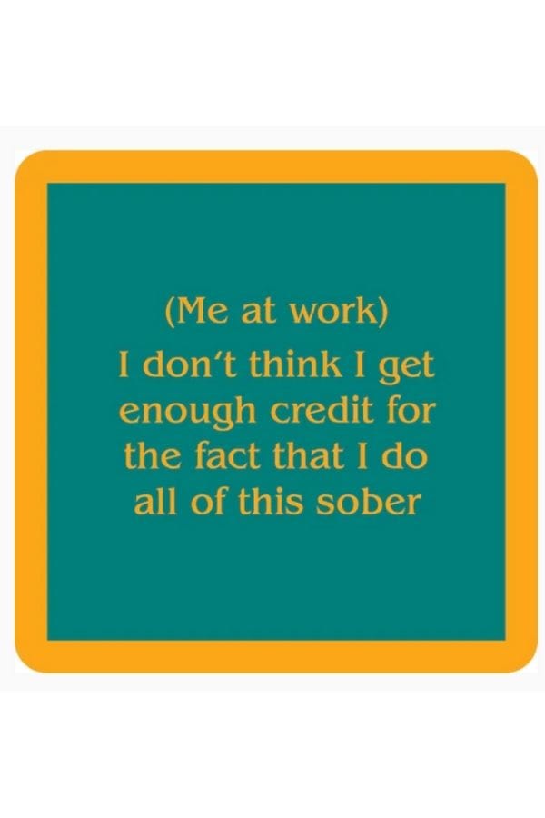 Me At Work Coaster