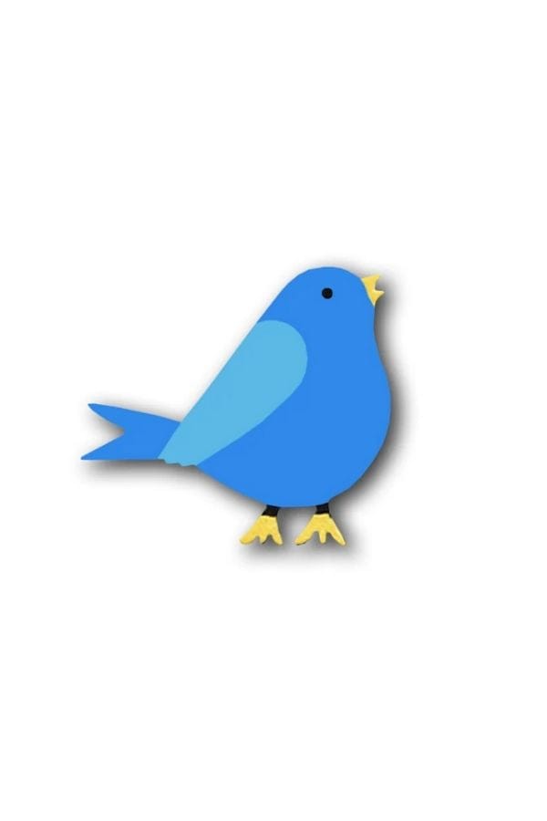 Blue Bird Mini Magnet