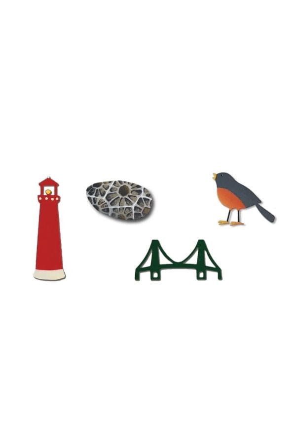 Michigan Icon Magnets S/4