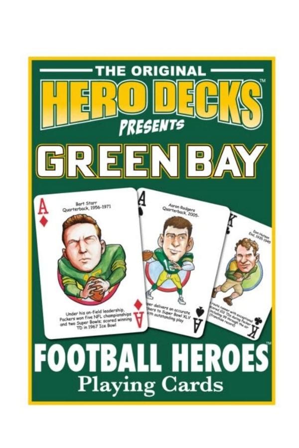 Hero Decks Playing Cards: Green Bay Football Heroes