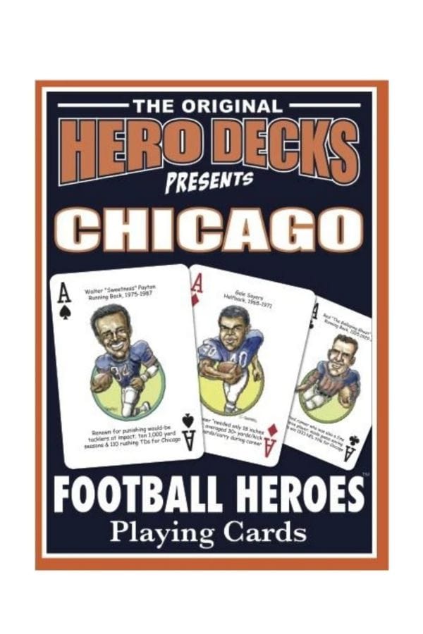 Hero Decks Playing Cards: Chicago Football Heroes