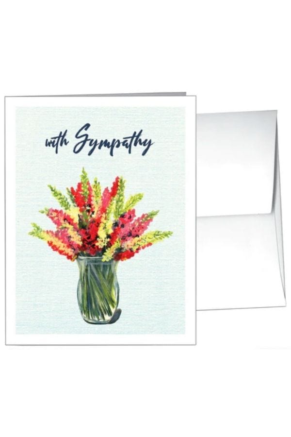 Twisted Stems Greeting Card