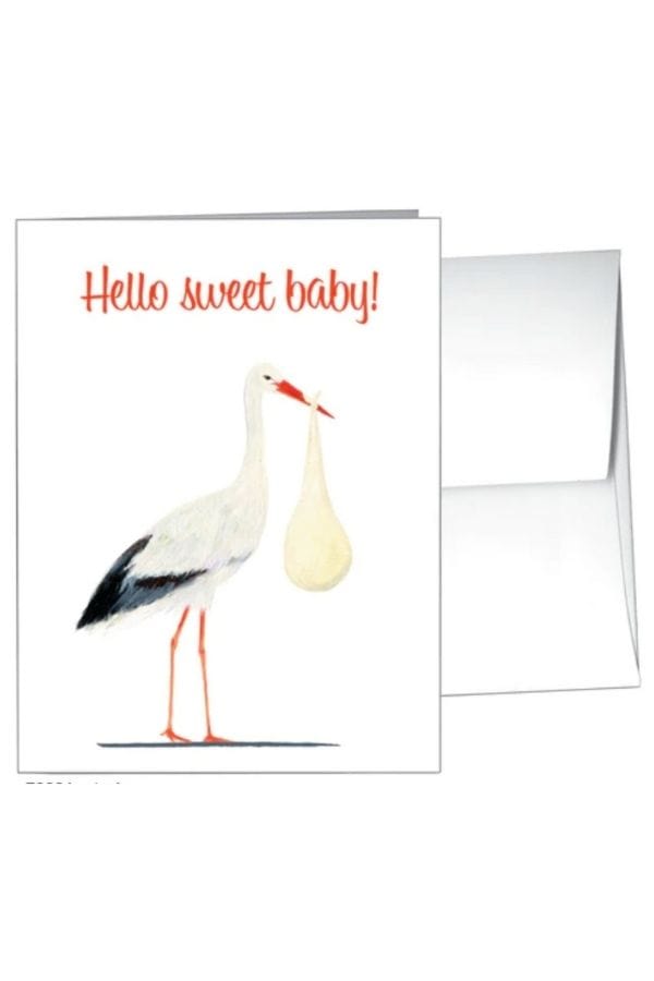 Stork Greeting Card