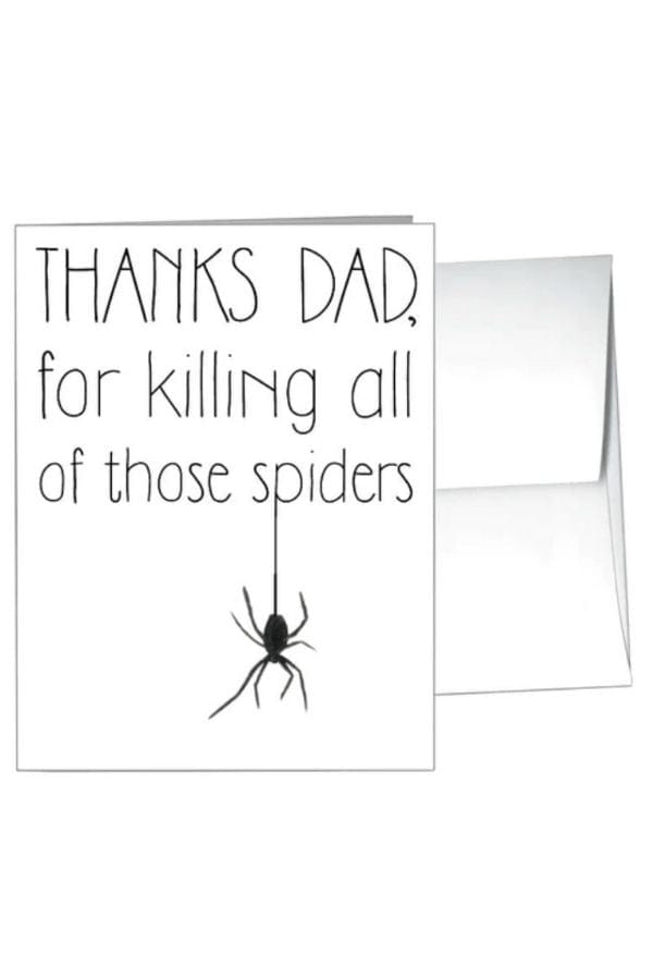 Spider Perspective Greeting Card