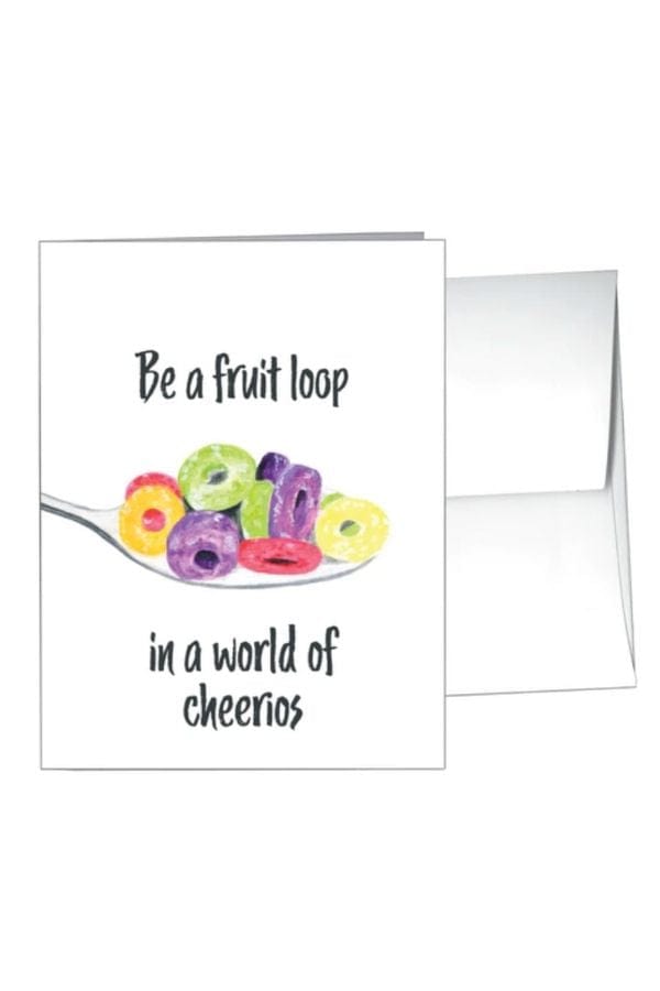 Fruit Loops Greeting Card