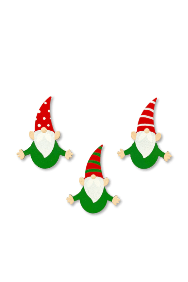 Christmas Gnome Magnets S/3
