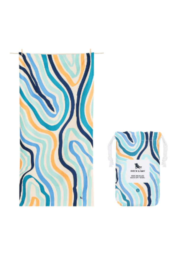 Quick Dry Towel - Groovy Dunes LG