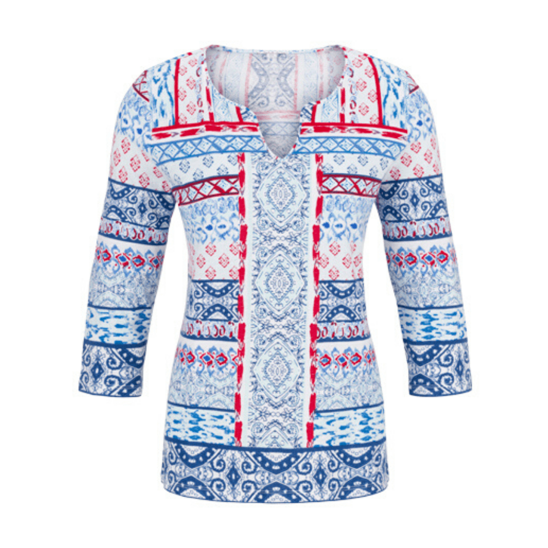 Boho Henley Top