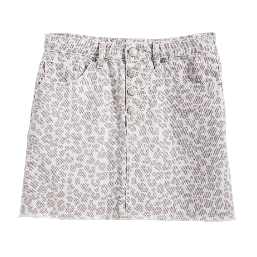 White Windsor Button Fly Skirt