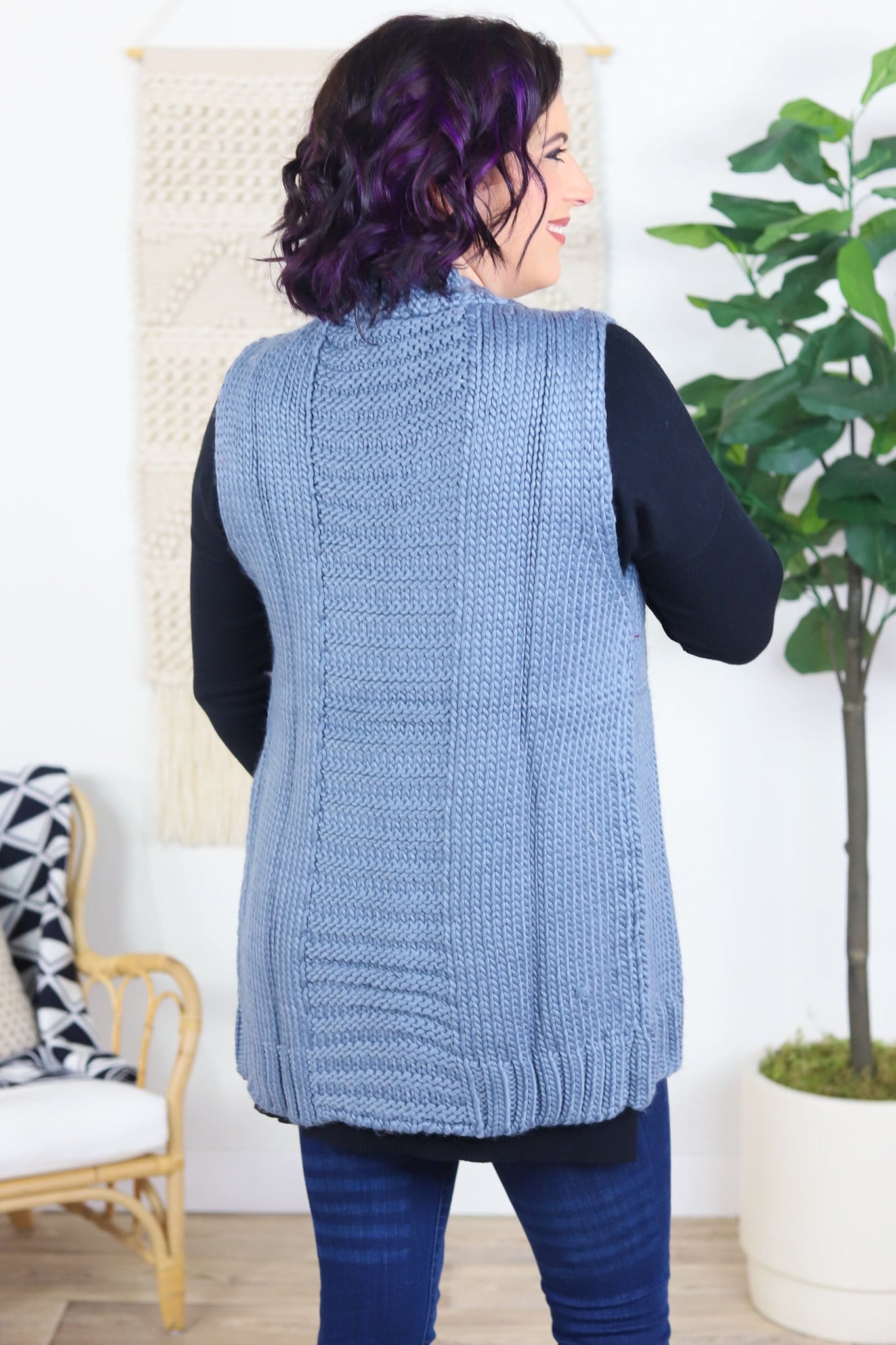 Blue Fireside Vest