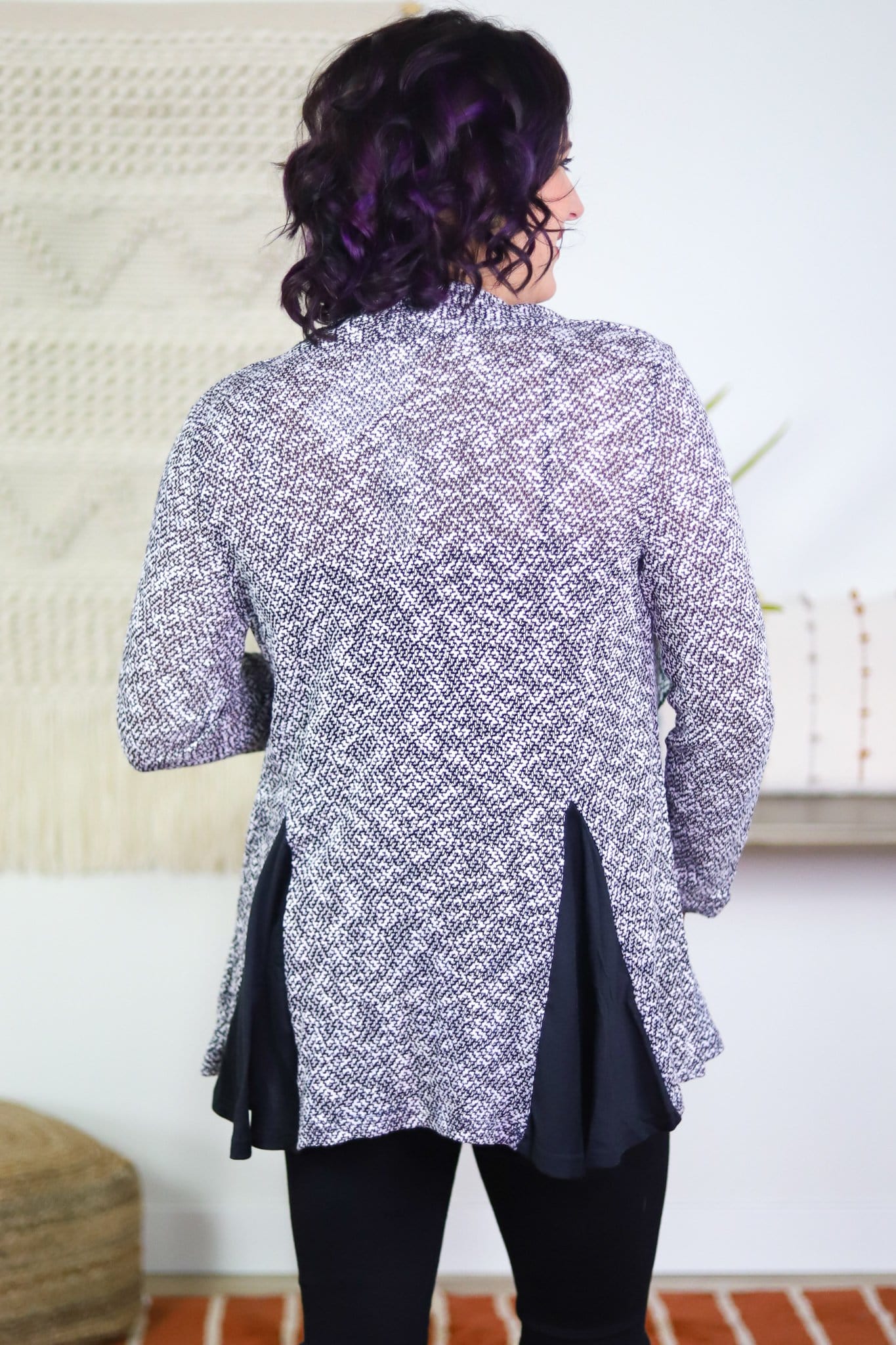 Insert Knit Cardigan