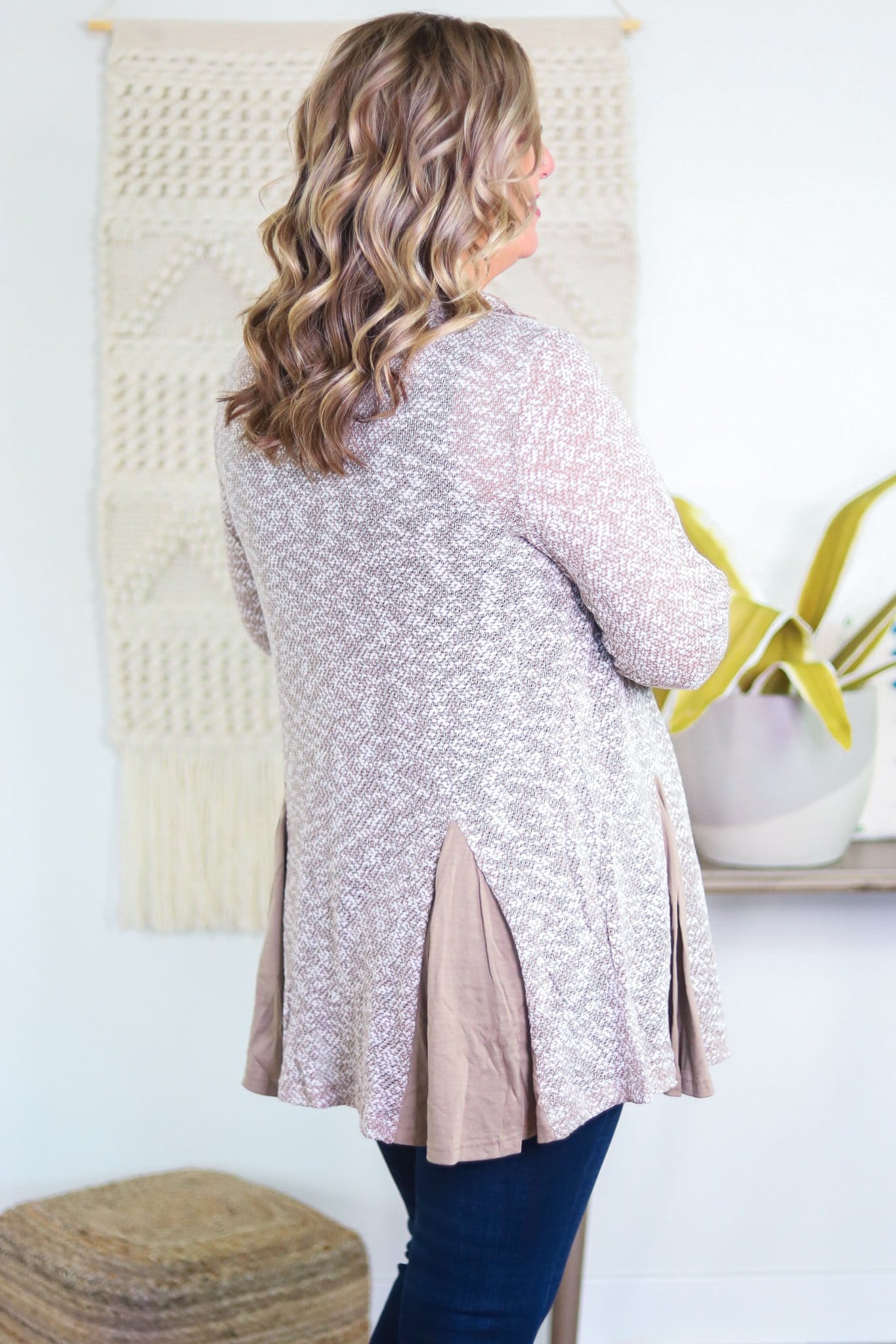 Insert Knit Cardigan