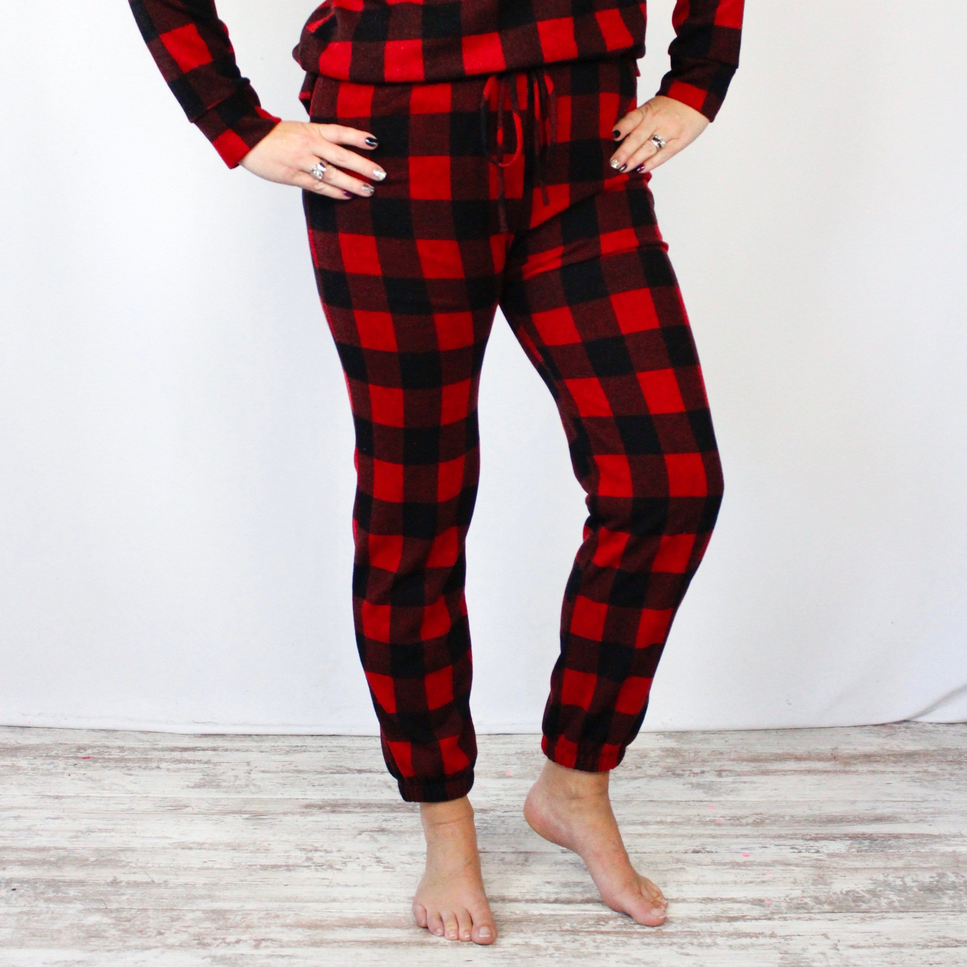 Buffalo Check Jogger