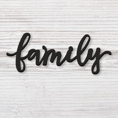 Family Script Magnet