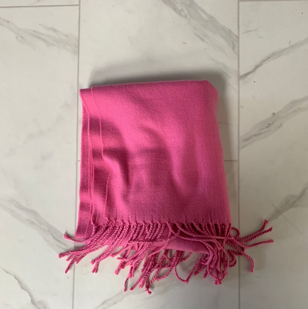 Cashmere Feel Scarf Bubblegum Pink Solid