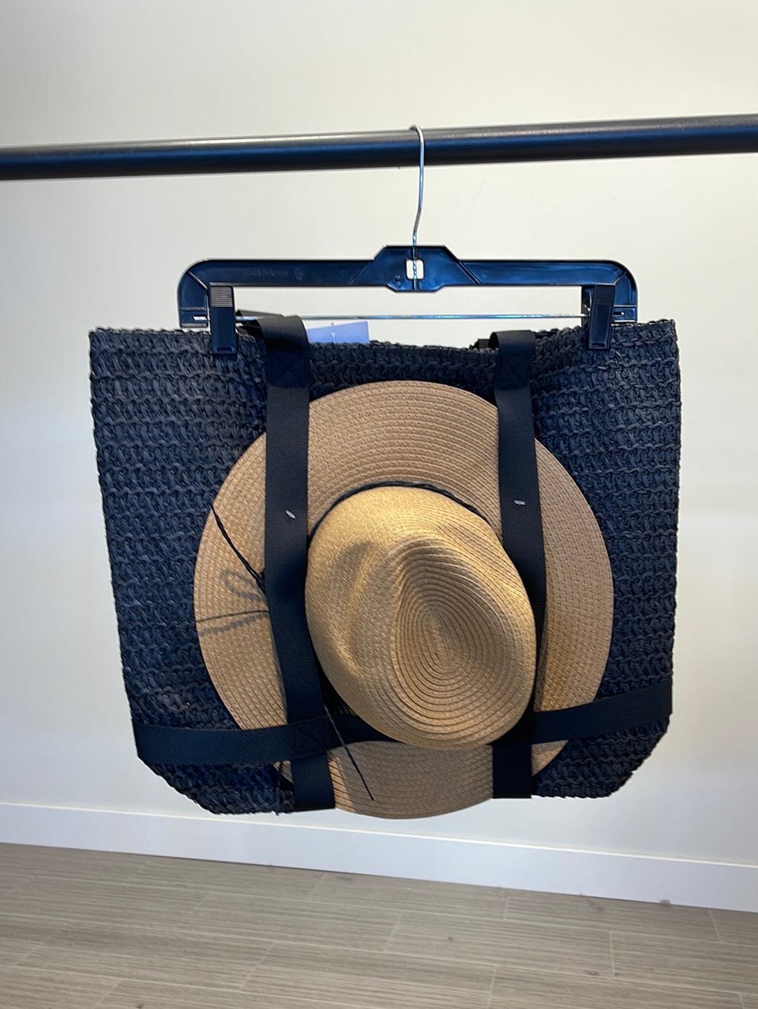 Hat & Tote Set in Black