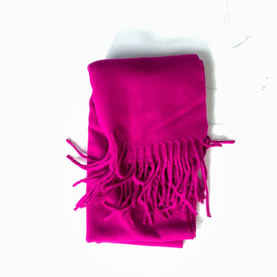Cashmere Feel Scarf Magneta Solid