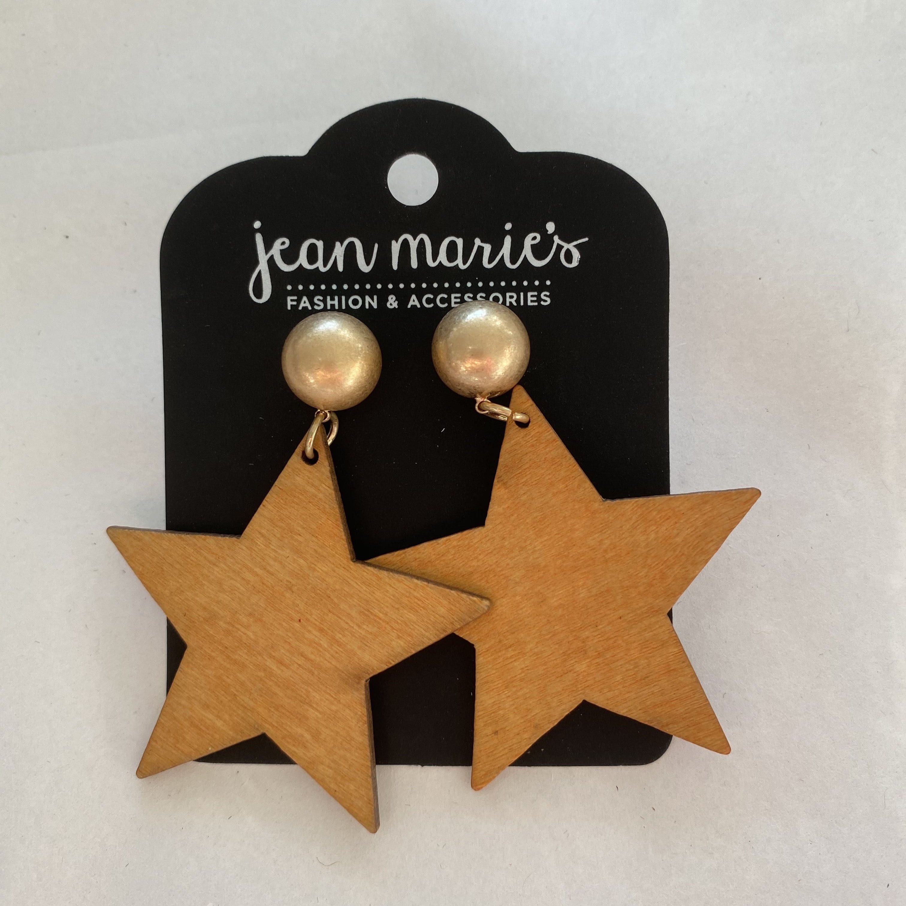 Natural Star Earring