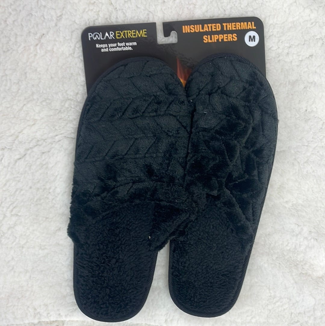 Black Polar Extreme Insulated Slippers