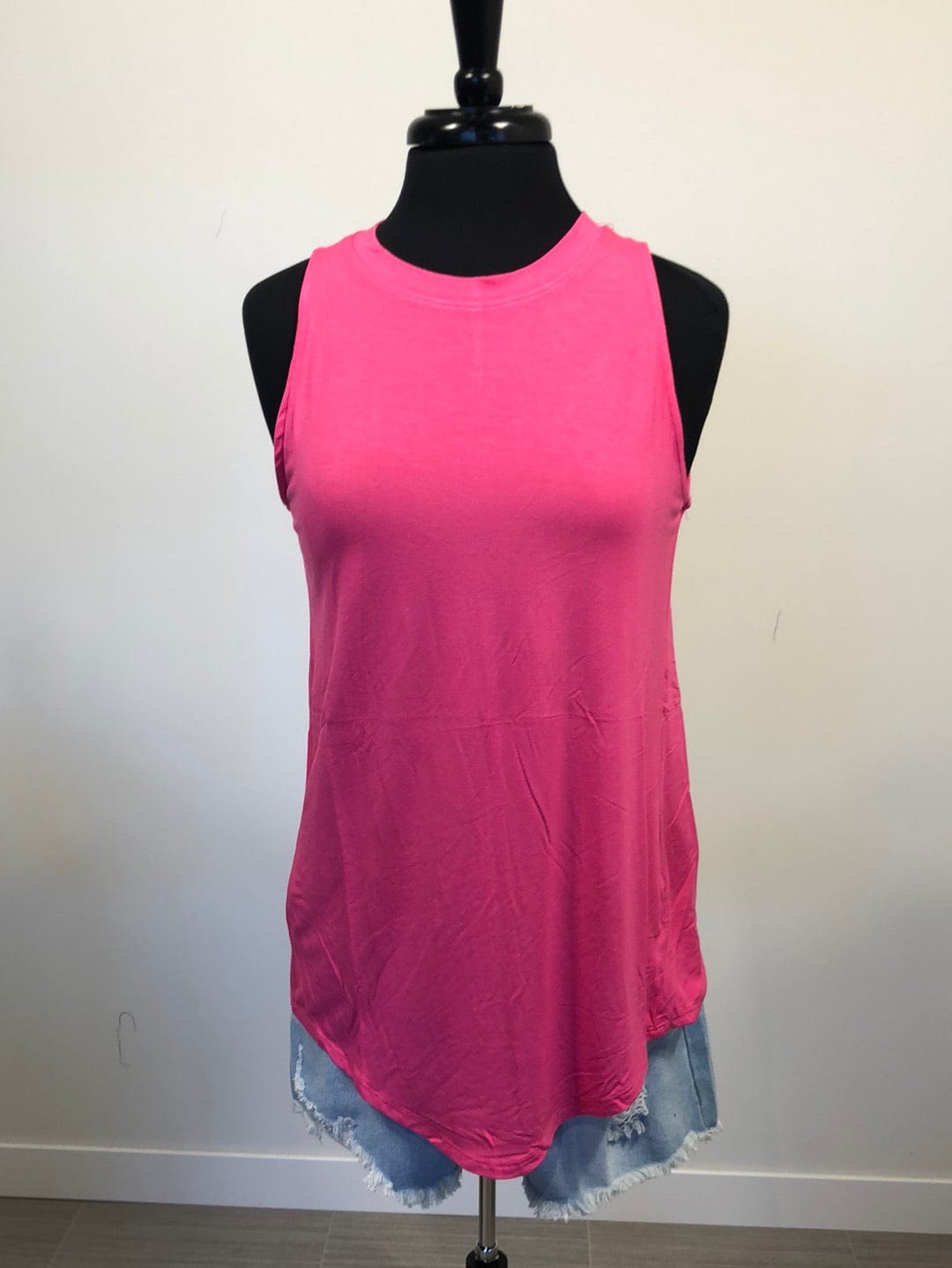 Fuchsia Everyday Round Neck Tank