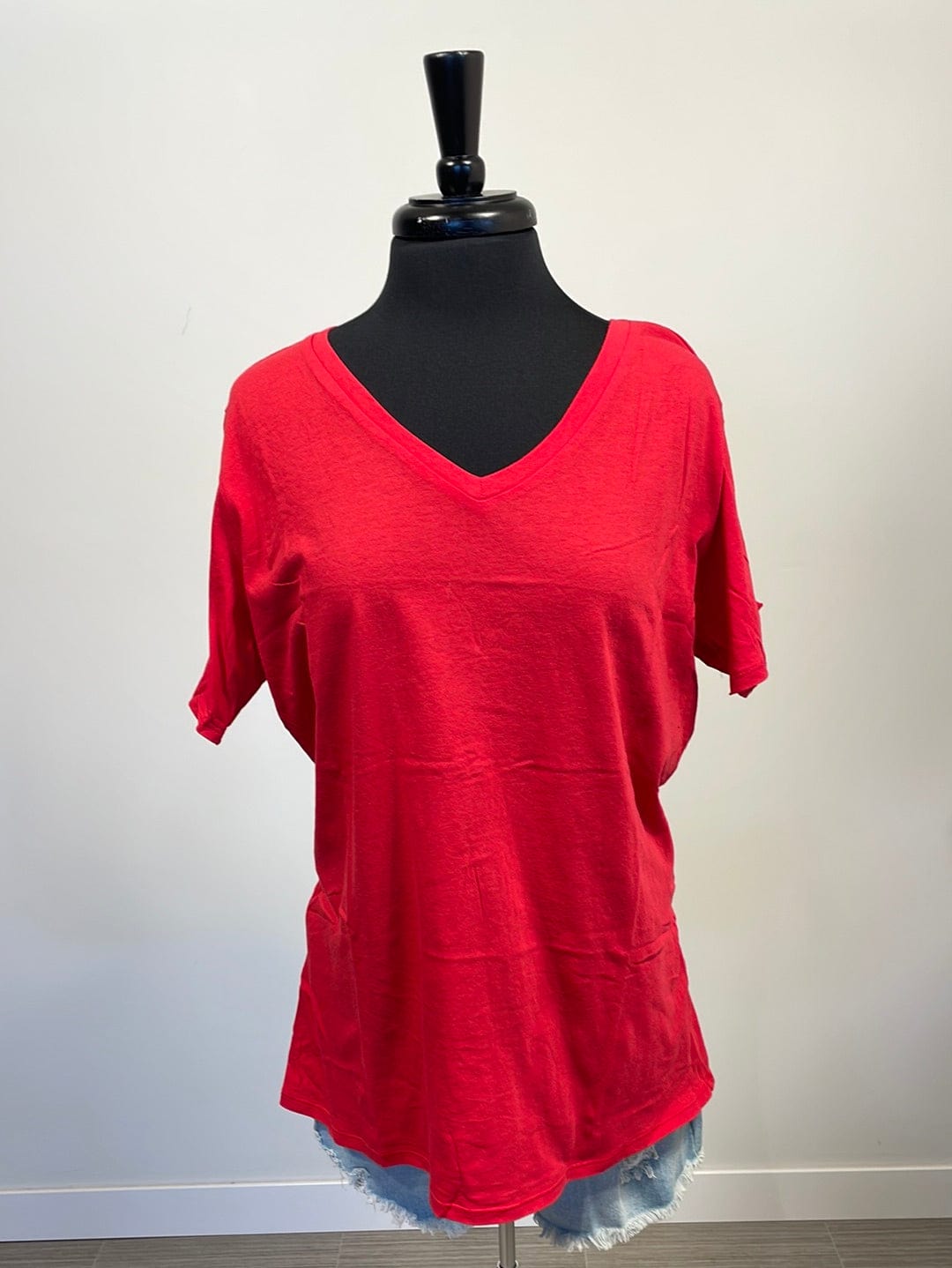 Ruby Cotton VNeck Tee