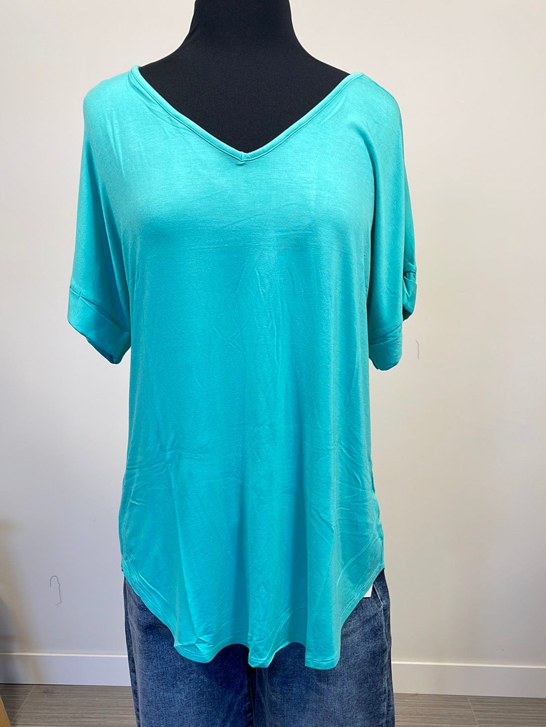 Mint V-Neck Top