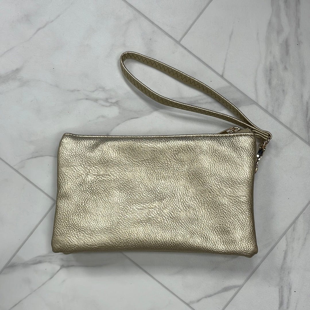 Gold Crossbody Clutch
