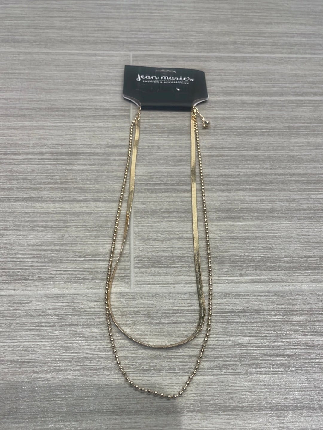 Gold Delicate 2-Layer Necklace