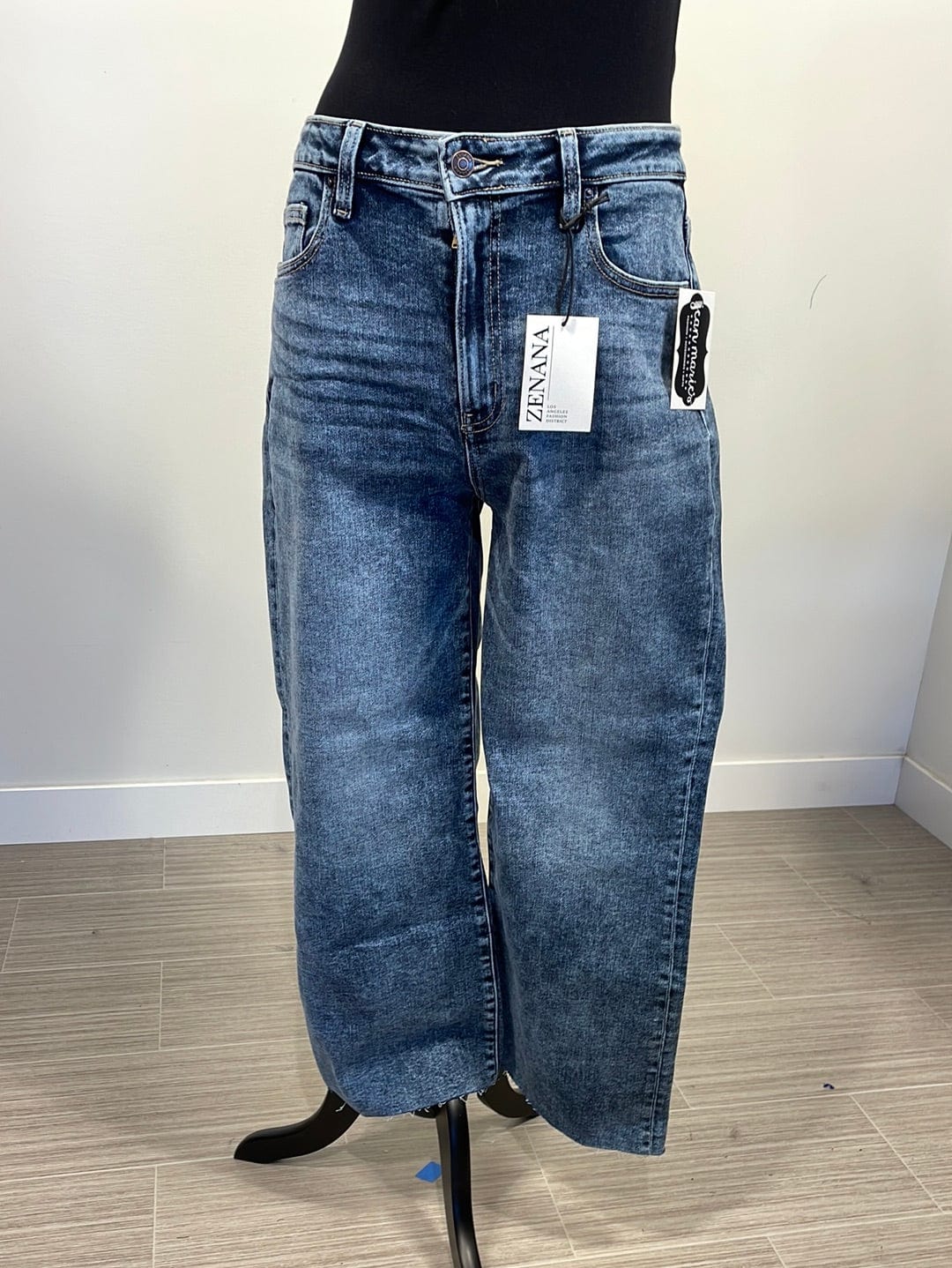 Everyday Dark Frayed Denim