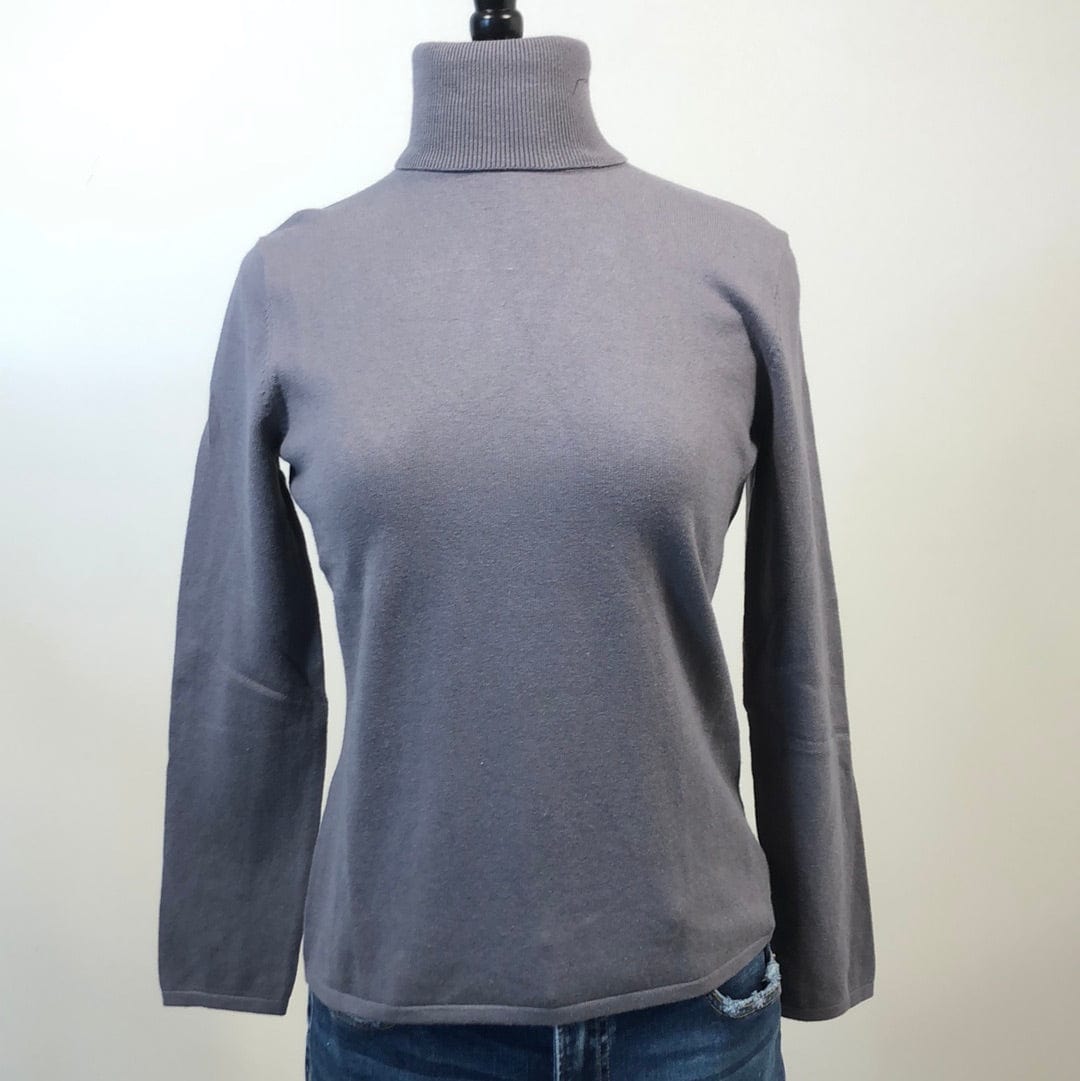 Grey Cashmere Turtleneck
