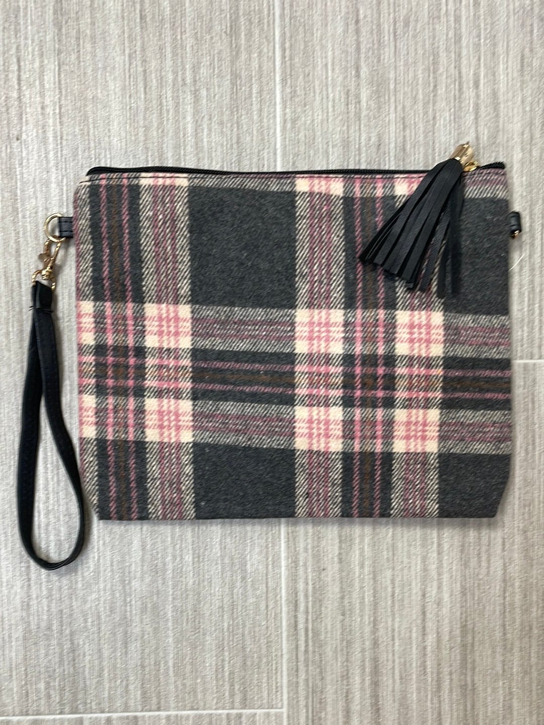 Pink Plaid Crossbody