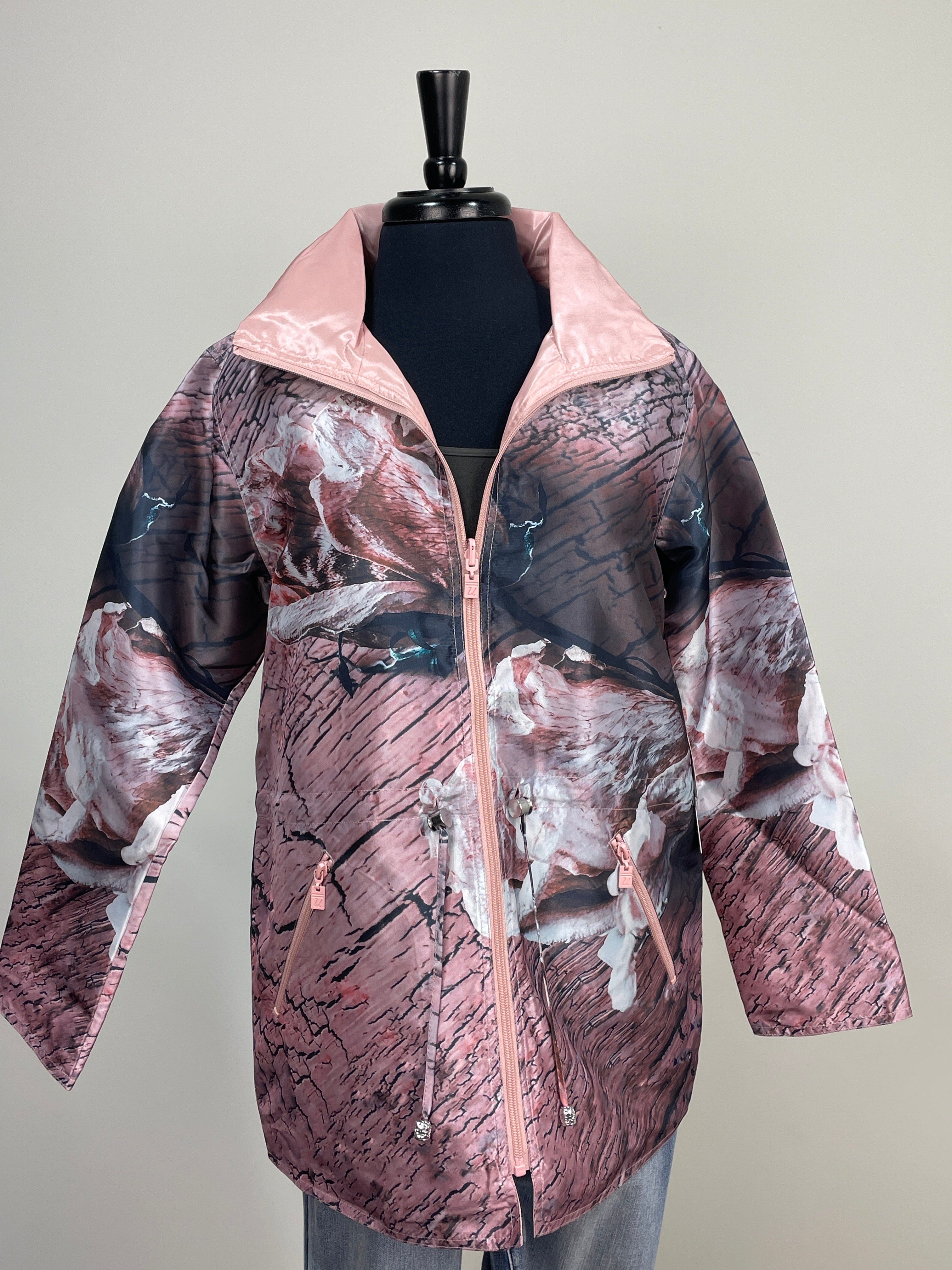 Faded Love Reversible Zipper Ubu Jacket