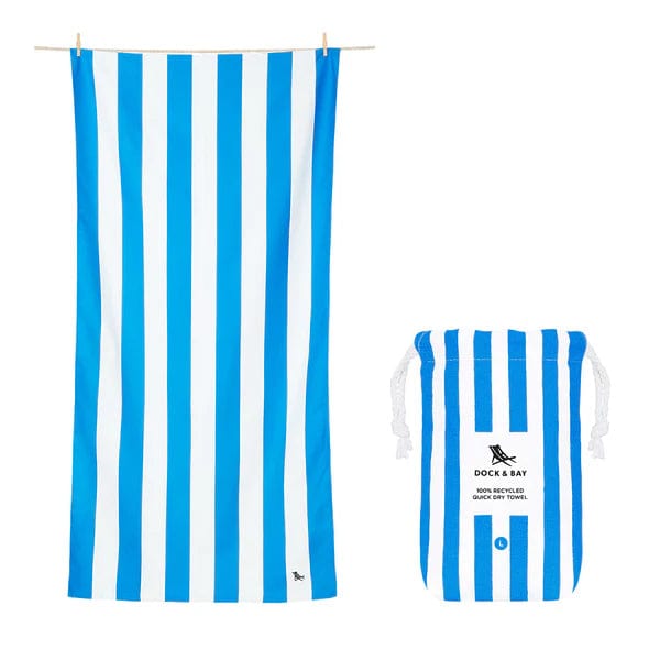 Quick Dry Towel - Cabana Collection Bondi Blue LG