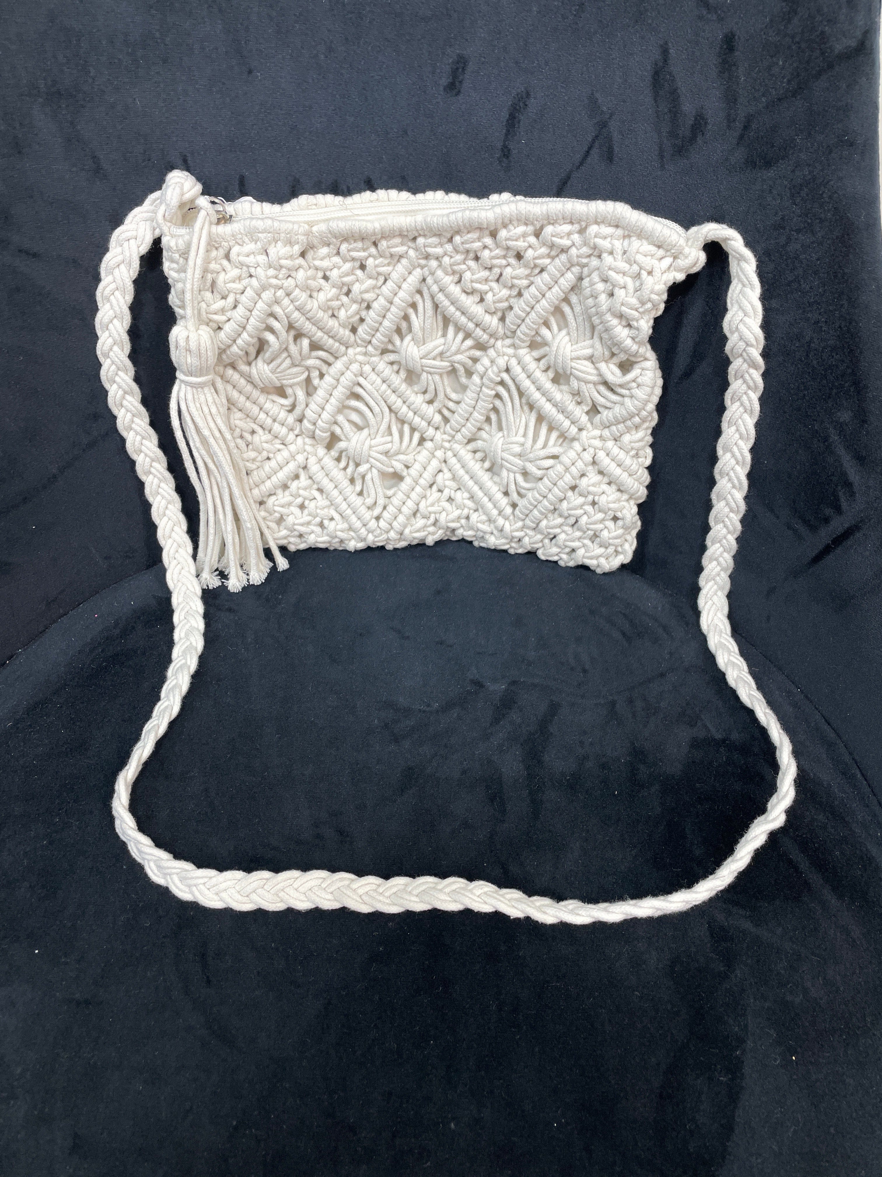 Ivory Bohemian Crochet Bag