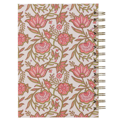 Journal Wirebound Pink Be Still & Know Ps. 46:10