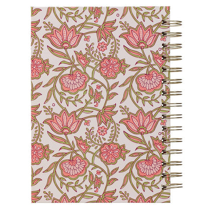 Journal Wirebound Pink Be Still & Know Ps. 46:10