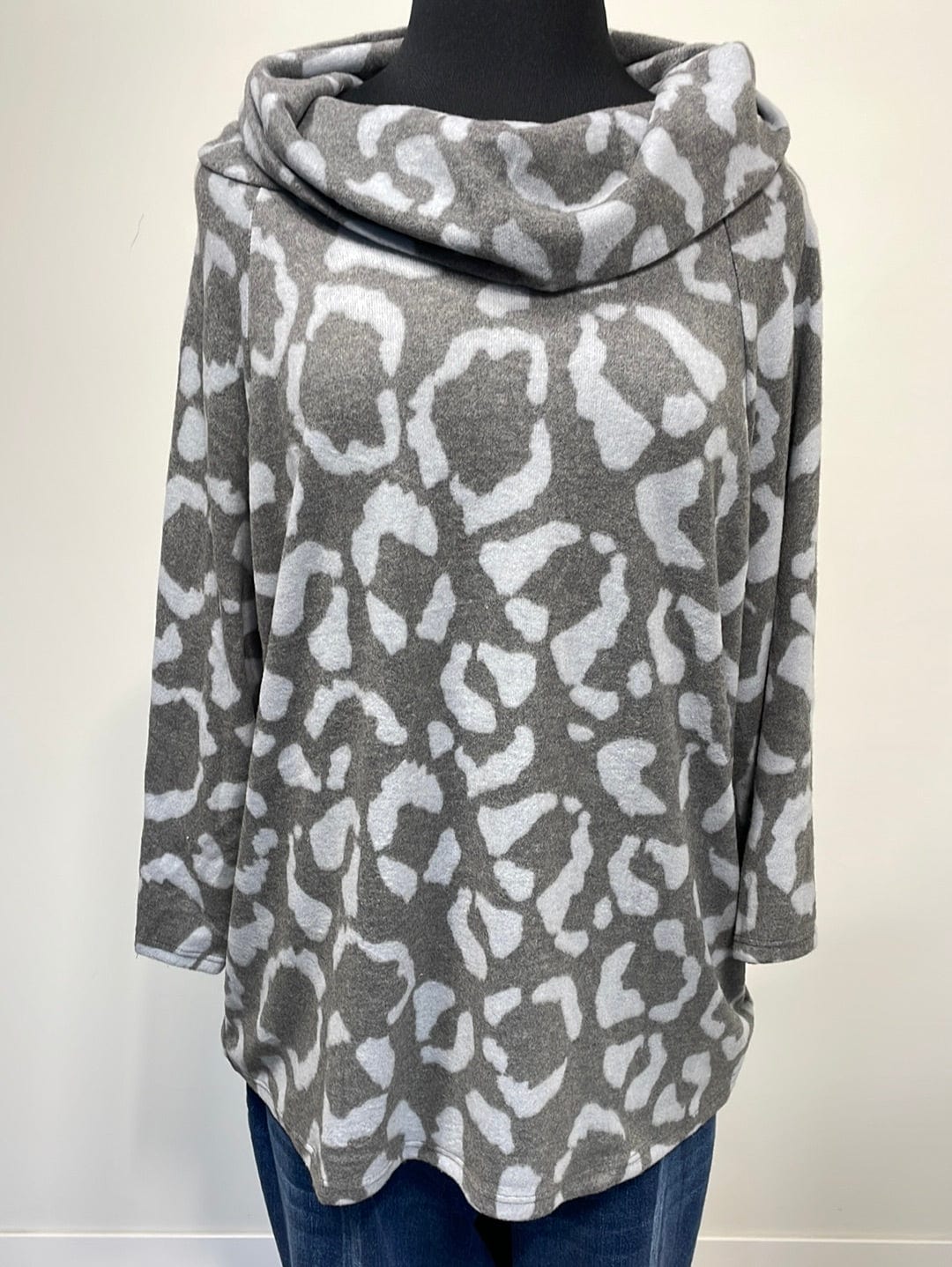 Printed Poncho Top