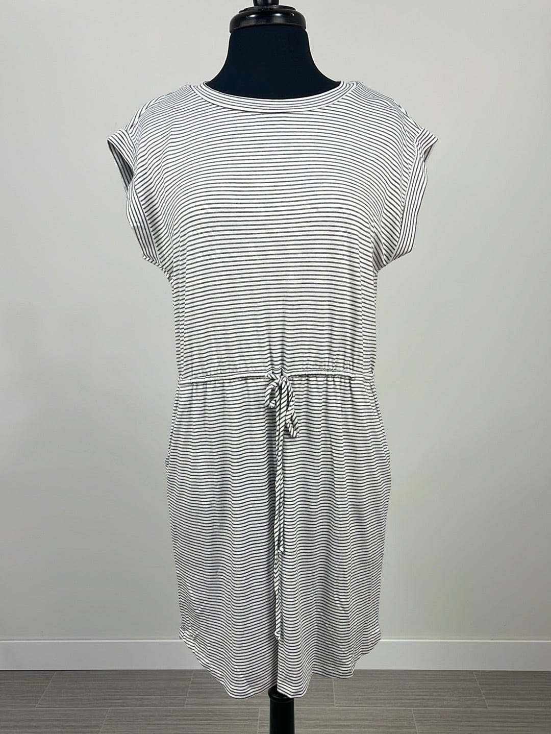 Black Pinstripe Dress