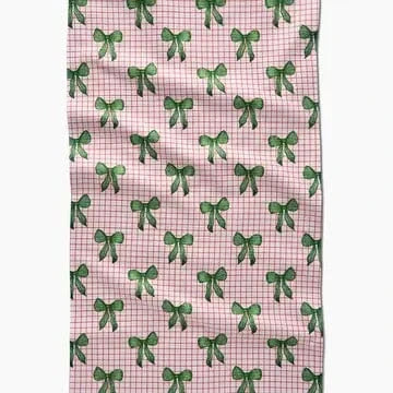 Ribbon And Cheer Tea Towel